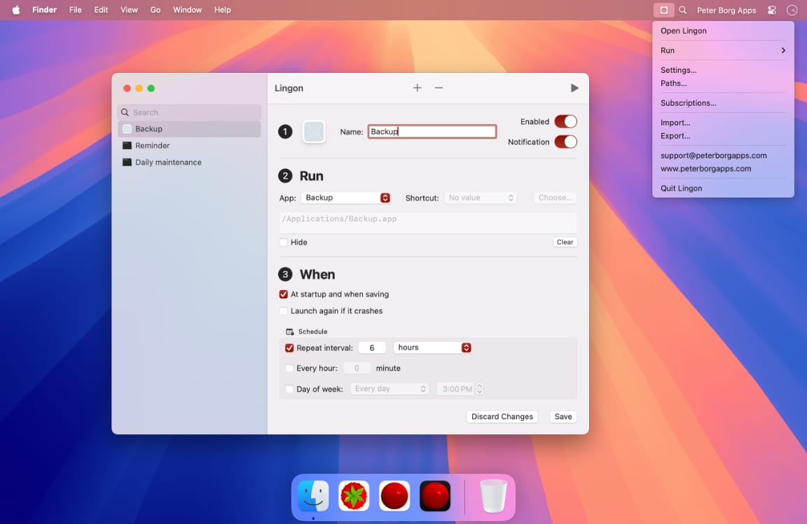 Lingon 10 screenshot 1