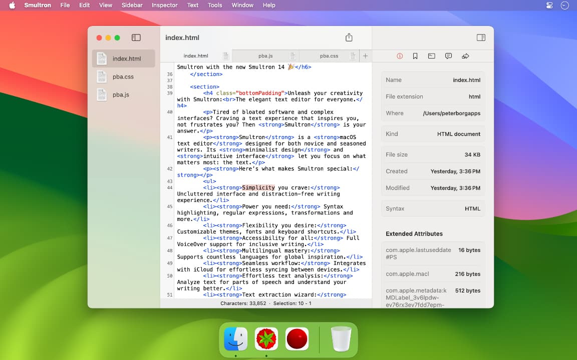 Espresso — The Web Editor for Mac